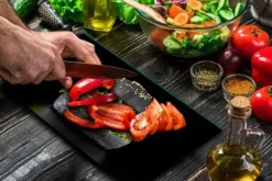 Mat- & Dryckesschabloner-SKÄRBRÄDA I GLAS 52x30 MAT