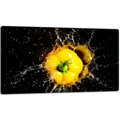 Skärbrädor-SKÄRBRÄDA I GLAS 52x30 PAPRIKA