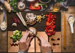 Karottunderlägg-SKÄRBRÄDA I GLAS 52x40 SMILE