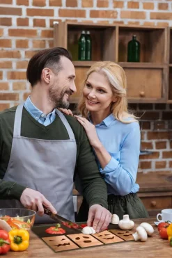 Karottunderlägg-SKÄRBRÄDA I GLAS 52x40 SMILE