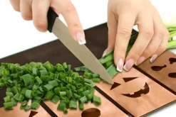 Karottunderlägg-SKÄRBRÄDA I GLAS 52x40 SMILE