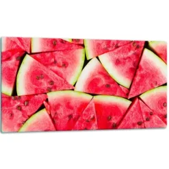 Karottunderlägg-SKÄRBRÄDA I GLAS 52x30 VATTENMELON