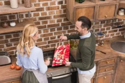 Karottunderlägg-SKÄRBRÄDA I GLAS 52x30 VATTENMELON