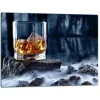 Mat- & Dryckesschabloner-SKÄRBRÄDA I GLAS 52x40 WHISKY