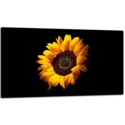 Karottunderlägg-SKÄRBRÄDA I GLASPLATTA 52x30 BLOMMA