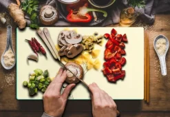 Karottunderlägg-SKÄRBRÄDA I GLASPLATTA 52X30 DELAR