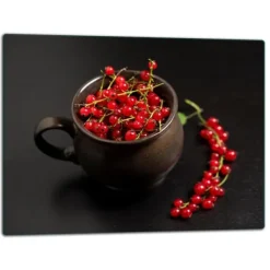 SKÄRBRÄDA I GLASPLATTA 52x40 FRUKT