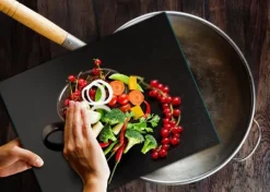 SKÄRBRÄDA I GLASPLATTA 52x40 FRUKT