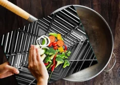 Mat- & Dryckesschabloner-SKÄRBRÄDA I GLASPLATTA 52x40 GRÅ TUNNEL