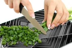 Mat- & Dryckesschabloner-SKÄRBRÄDA I GLASPLATTA 52x40 GRÅ TUNNEL