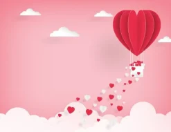 Skopor-SKÄRBRÄDA I GLASPLATTA 52x40 HJÄRTA