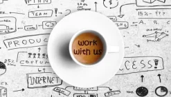 Mat- & Dryckesschabloner-SKÄRBRÄDA I GLASPLATTA 52x30 KAFFE