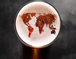 Mat- & Dryckesschabloner-SKÄRBRÄDA I GLASPLATTA 52x40 KAFFE