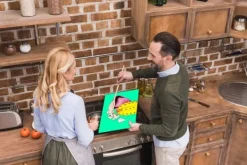 SKÄRBRÄDA I GLASPLATTA 52x40 KAKTUS