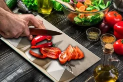 SKÄRBRÄDA I GLASPLATTA 52x30 KAKTUS