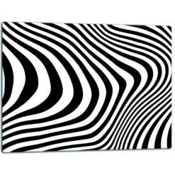 SKÄRBRÄDA I GLASPLATTA 52x40 MÖNSTER