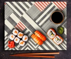 Skärbrädor-SKÄRBRÄDA I GLASPLATTA 52x40 MODERN