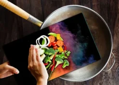 SKÄRBRÄDA I GLASPLATTA 52x30 MODIG