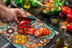 SKÄRBRÄDA I GLASPLATTA 52x40 MOSAIKKAKEL