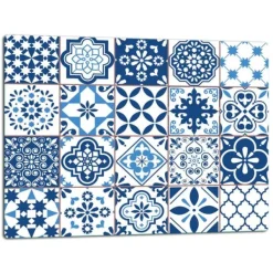 Skopor-SKÄRBRÄDA I GLASPLATTA 52x40 MOSAIKKAKEL