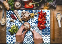 Skopor-SKÄRBRÄDA I GLASPLATTA 52x40 MOSAIKKAKEL