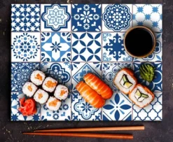 Skopor-SKÄRBRÄDA I GLASPLATTA 52x40 MOSAIKKAKEL