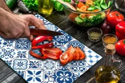 Skopor-SKÄRBRÄDA I GLASPLATTA 52x40 MOSAIKKAKEL