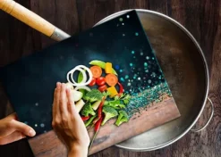 Skopor-SKÄRBRÄDA I GLASPLATTA 52x40 MODIG