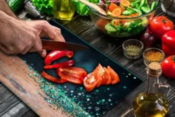 Skopor-SKÄRBRÄDA I GLASPLATTA 52x40 MODIG