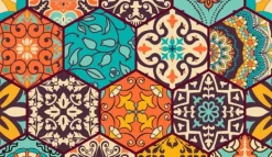 SKÄRBRÄDA I GLASPLATTA 52x30 MOSAIK