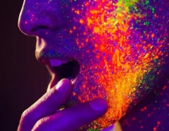 SKÄRBRÄDA I GLASPLATTA 52x40 MUNNING