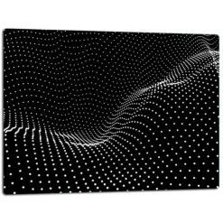 SKÄRBRÄDA I GLASPLATTA 52x40 SVART