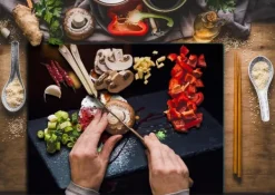 SKÄRBRÄDA I GLASPLATTA 52x40 TÅRTA