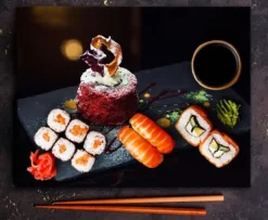 SKÄRBRÄDA I GLASPLATTA 52x40 TÅRTA