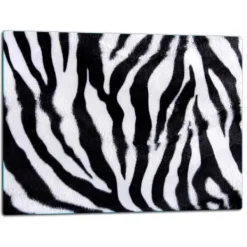 Mattor & Galler Till Diskhoar-SKÄRBRÄDA I GLASPLATTA 52x40 ZEBRA