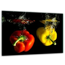 Skärbrädor-SKÄRBRÄDA I HÄRDAT GLAS 30x22 PEPPER