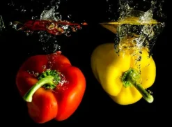 Skärbrädor-SKÄRBRÄDA I HÄRDAT GLAS 30x22 PEPPER