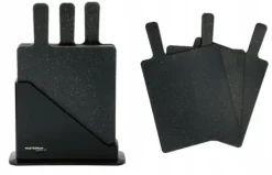 Skärbrädor-Skärbrädeset i marmor i stativ, 3x diskmaskinssäker köksbräda