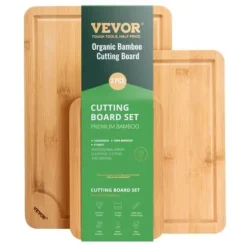 Skärbrädor-Skärbrädeset, 38.1x25.4x1.5 cm, Bambuträ