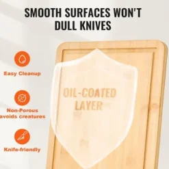 Skärbrädor-Skärbrädeset, 38.1x25.4x1.5 cm, Bambuträ