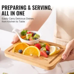 Skärbrädor-Skärbrädeset, 38.1x25.4x1.5 cm, Bambuträ