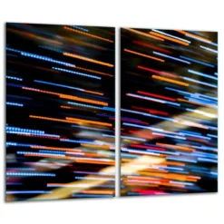 Skopor-SKÄRBRÄDOR I GLAS 2x 30x52 DELAR