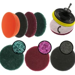 Skurborstar / Rengöringsborstar till borrmaskin 22 delar