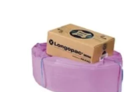 Soppåsar-Slangpåse Longopac Mini, 60 m, lila