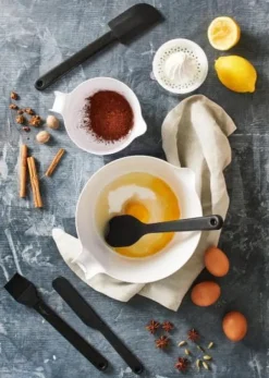 Gastromax Köksskrapor-Slickepott silikon Svart 28 cm