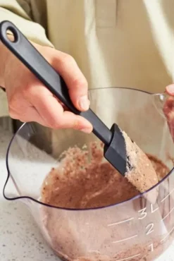 Gastromax Köksskrapor-Slickepott silikon Svart 28 cm