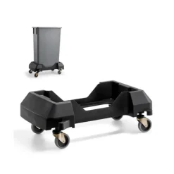 Tillbehör Till Avfallshantering-Slim Papperskorg Dolly, Passar 16/23 Gal Behållare, 200lbs Tung Duty, med Hjul