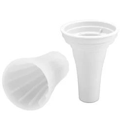 Slushmaskiner-Slushie Maker Cup Snabbfryst 150ml Dryckstillverkning med stor kapacitet med lock för Summer White