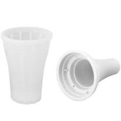 Slushmaskiner-Slushie Maker Cup Snabbfryst 150ml Dryckstillverkning med stor kapacitet med lock för Summer White