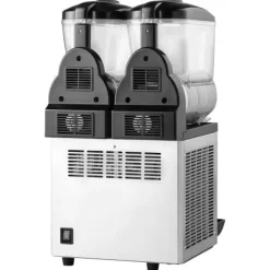 Slushmaskin för Kommersiellt Bruk, 15Lx2 Tank, Margarita Smoothie Frysdryckesmaskin, Snabbkylning